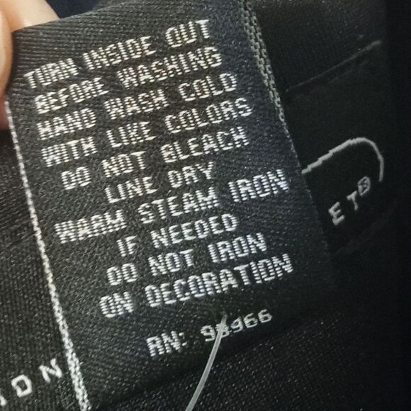 Midnight Velvet Black/ White Contrast Flare Bell Sleeve Sheath Dress Sz M - Picture 5 of 9